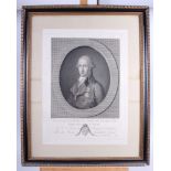 An 18th century engraving, Sicilian Prince, in Hogarth frame, a 19th century print after Millais and