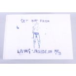 Tracey Emin: "One Thousand Drawings" 2009, with autograph inscription, "Just remember your number