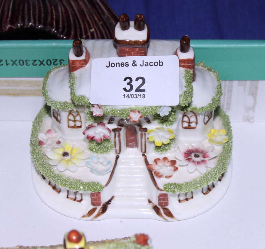 Six Coalport bone china cottage ornaments - Image 5 of 6