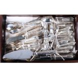 A Garrard & Co canteen of silver plated flatware, eighty pieces approx