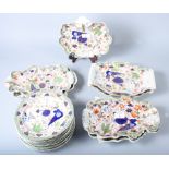 A quantity of Masons Ironstone plates and dishes