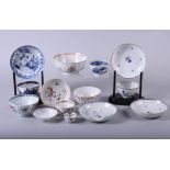A collection of Chinese export ware porcelain