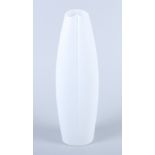 A Rosenthal vase, designed by Tapio Wirkkala, with a matt textured finish to rim, marked TW to base,