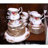 A Royal Albert "Old Country Roses" part teaset