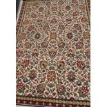 A modern Persian design carpet, 77" x 53" approx