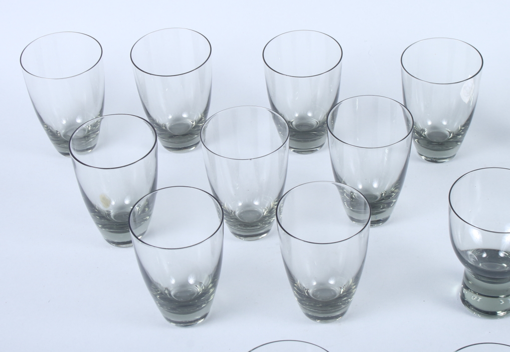 A collection of Holmegaard glass, designed by Per Lutken, styles "Canada" and "Copenhagen", in a - Image 2 of 4