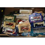 A collection of assorted die-cast toys, assorted makers