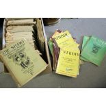 A quantity of Studio magazines dating from c1895 to c1943, 87 eds approx