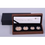 A 2008 gold proof sovereign four-coin set, in case with COA