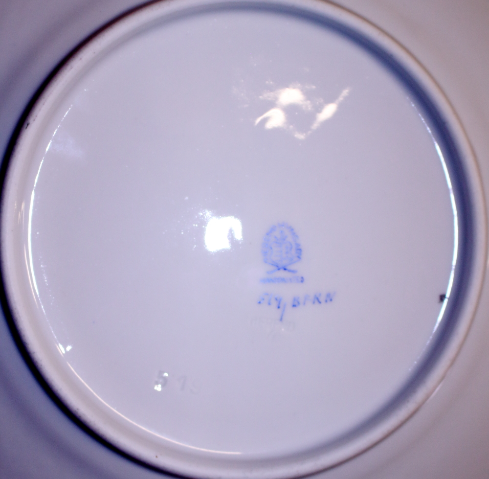 A set of five Herend fruit decorated dessert plates, 80" dia, and five similar Continental dessert - Image 3 of 9