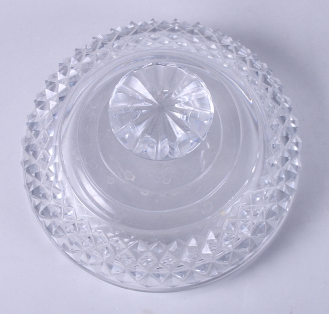 An Irish early 19th century cut glass bowl and cover, 7" high - Image 3 of 4