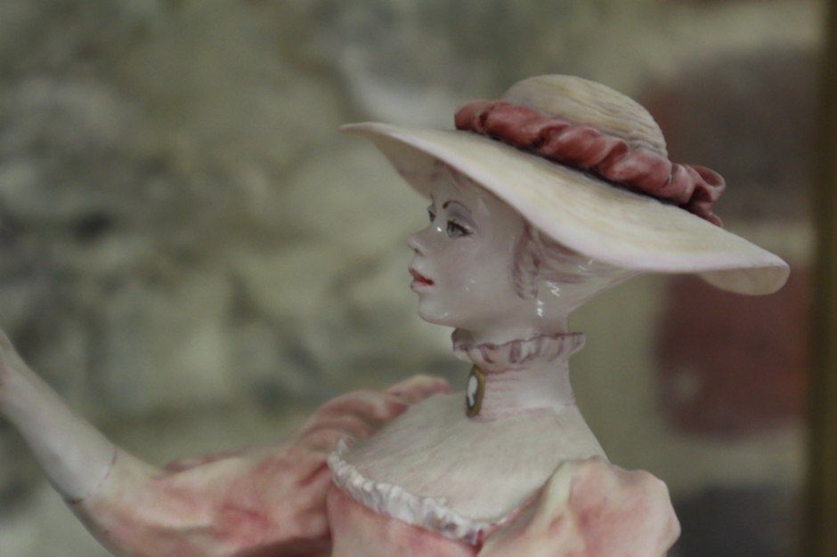 An Albany porcelain figure group, "Rendezvous", 18" high, in original box with certificate - Image 5 of 6