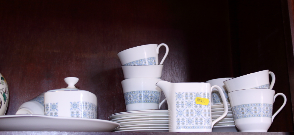 A Royal Doulton "Counterpoint" pattern part teaset, together with other porcelain - Image 2 of 6