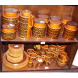 A Hornsea pottery "Heirloom" pattern combination service, complete with storage jars, tureens, etc