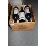 Six bottles of Chateau de Biron 2002