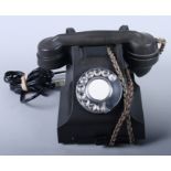 A Bakelite telephone (now converted for modern use)