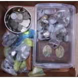 A large collection of British pre-decimal coinage and a selection of world coins, various