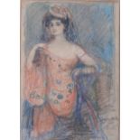 A study of a Spanish girl in Seville, 1904 inscribed