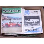 A quantity of 20th century motor sport magazines
