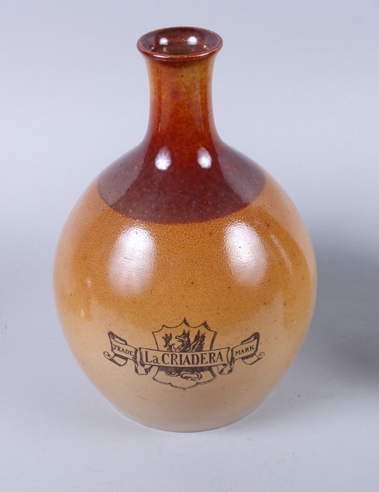 A Doulton Lambeth stoneware "Thorne's Blairmore Scotch" sprig decorated water jug, 7 3/4" high, a - Image 4 of 9