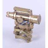 A brass theodolite, 6" long