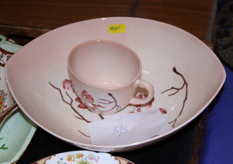 A Carltonware porcelain bowl, various other Carltonware and decorative ceramics, including Mottoware - Image 4 of 4