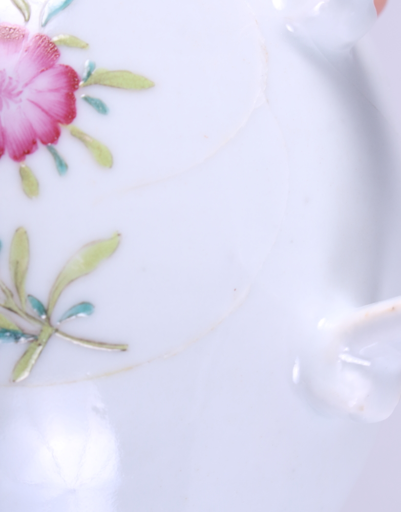 A 19th century Chinese porcelain teapot decorated floral sprays (hairline cracks), a 19th century - Image 10 of 16