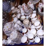 Six Royal Albert "Old Country Roses" cups and saucers together with other part teasets