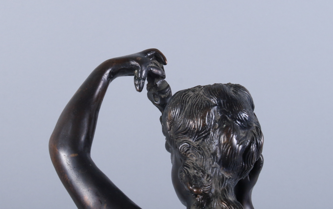 A bronze model, dancing nymph and putti, 19" high - Image 7 of 7