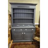 A Smallbone of Devizes hand-painted dresser, fitted three short drawers over two long drawers and