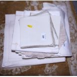 A parcel of linen and embroidered afternoon cloth's, various