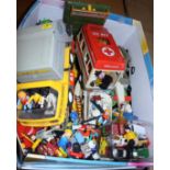 An assortment of Playmobil