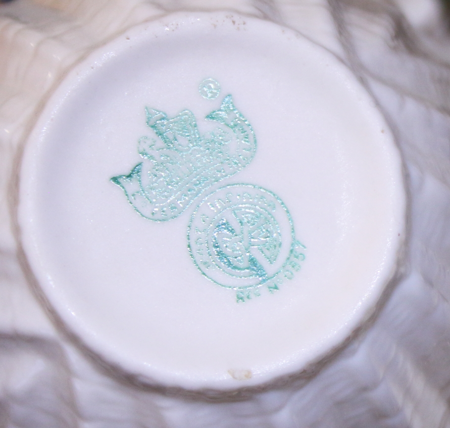 A Belleek miniature teacup, a similar sugar bowl, a Shelley part tea service, a Hammersley part - Image 4 of 10