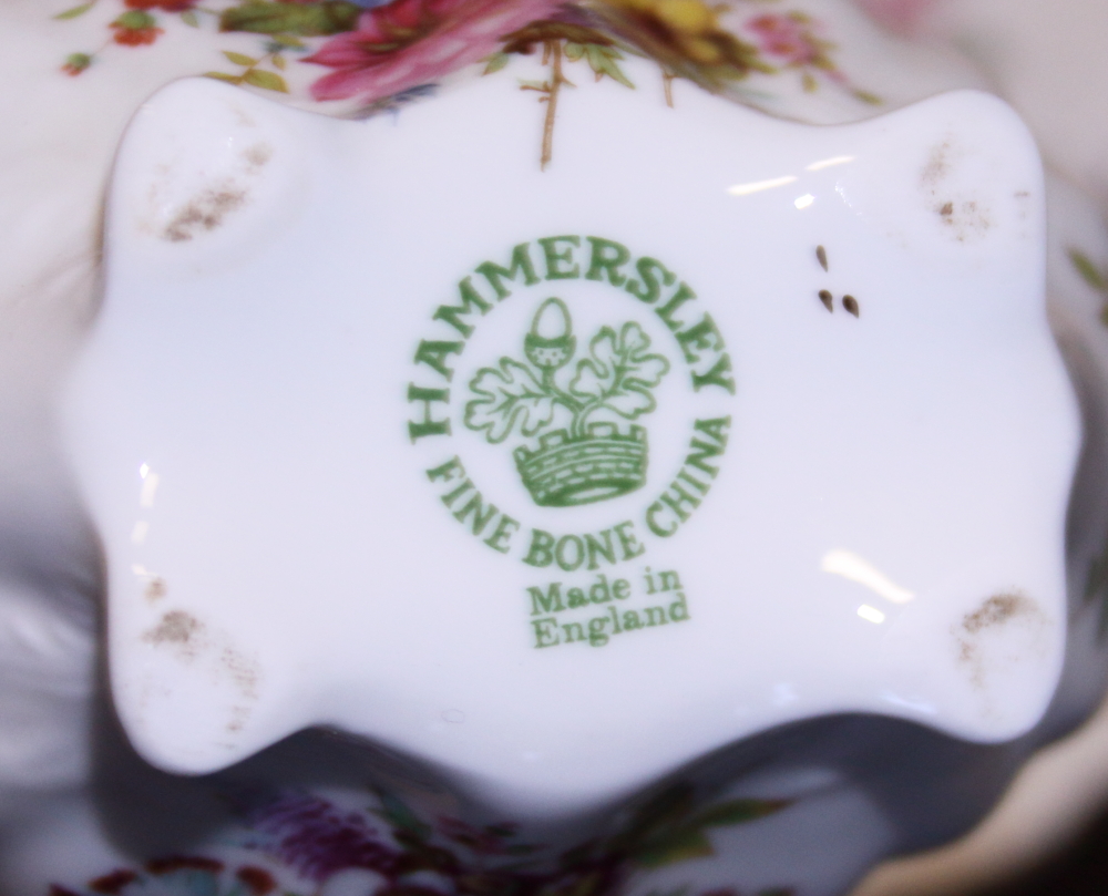 A Belleek miniature teacup, a similar sugar bowl, a Shelley part tea service, a Hammersley part - Image 8 of 10