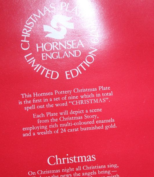 A complete set of limited edition Hornsea Christmas collectors plates and various other plates - Image 5 of 7