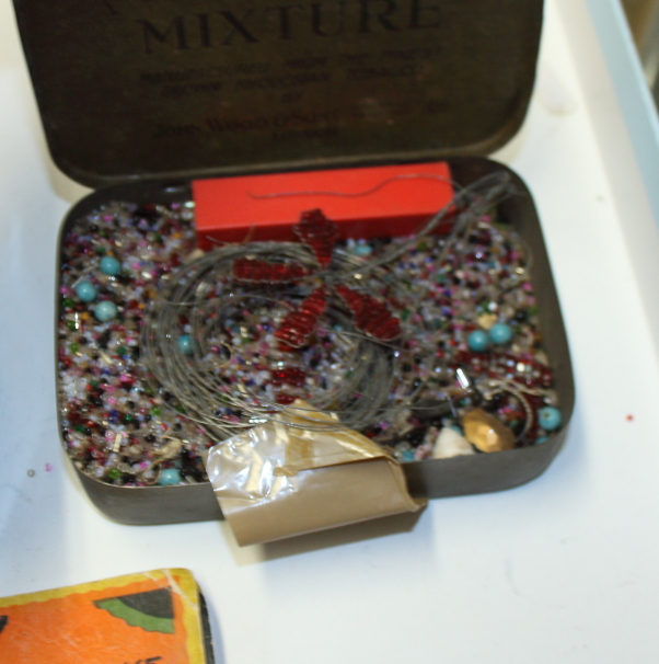 A collection of costume jewellery, including brooches, bracelets, etc, together with a bead ornament - Image 2 of 3