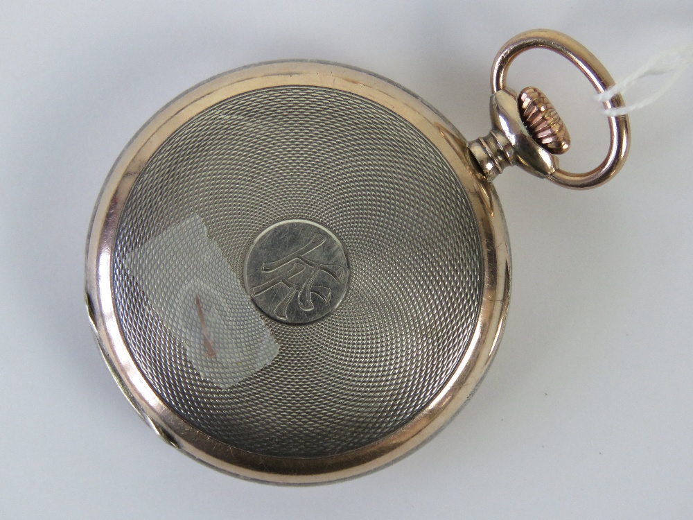 A German silver open face top wind pocke - Image 2 of 4