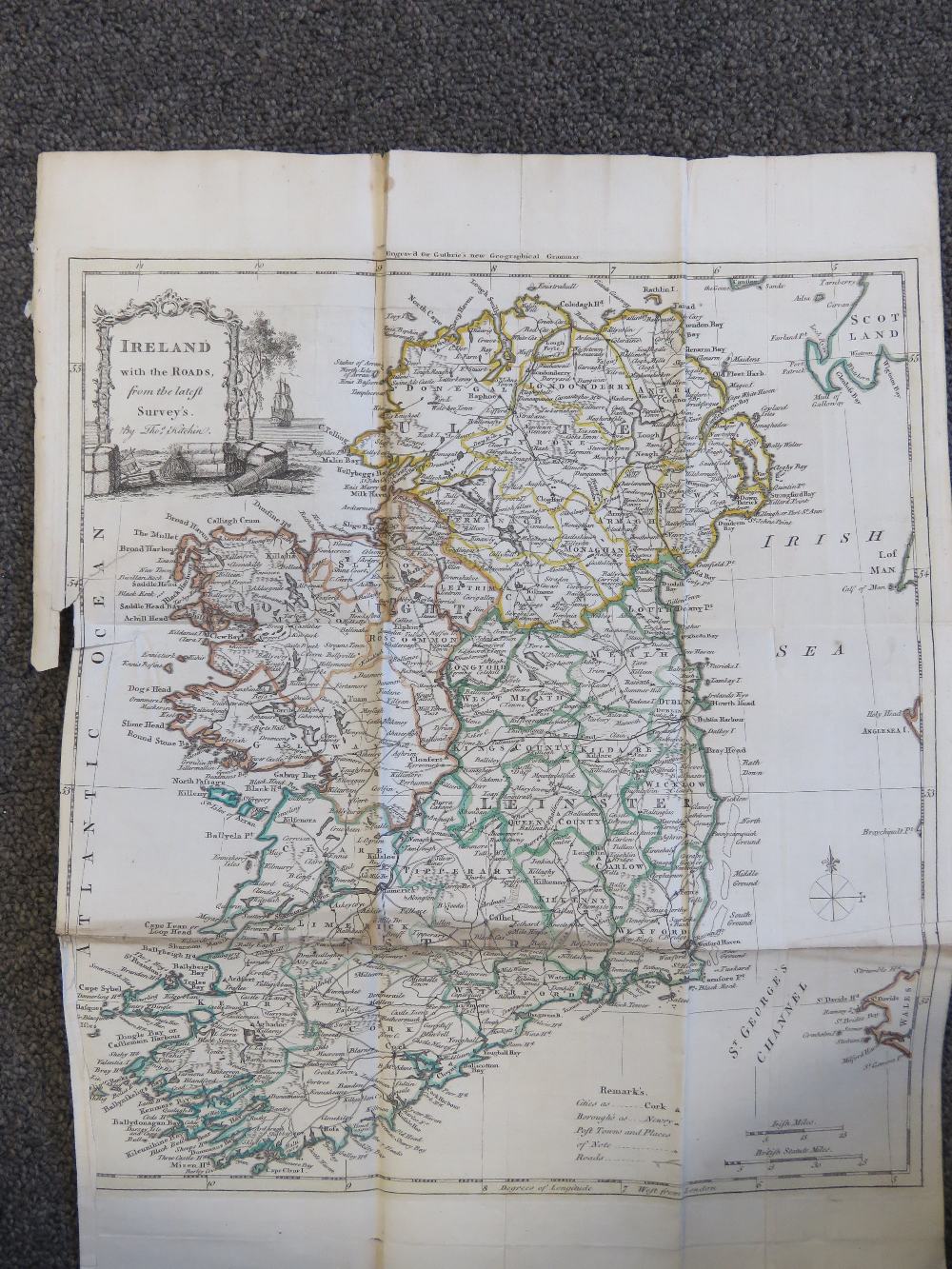 Four late 18thC engraved maps after Thom - Image 4 of 5