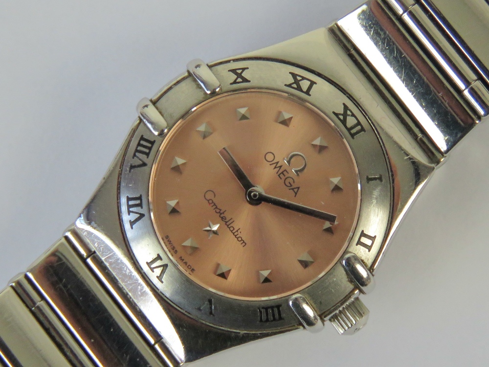 An Omega Constellation ladies automatic