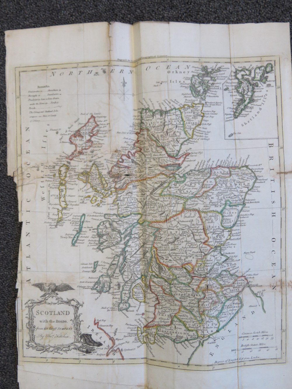 Four late 18thC engraved maps after Thom - Image 3 of 5