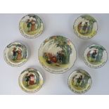 A set of six Royal Doulton Robin Hood bo