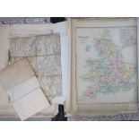 A portfolio of antiquarian maps and engr