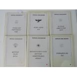 Six reprints of WWII 'Deutshe Rangabzeichen' (Badge of Rank) organisation books,