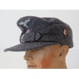 A WWII German Luftwaffe cap.