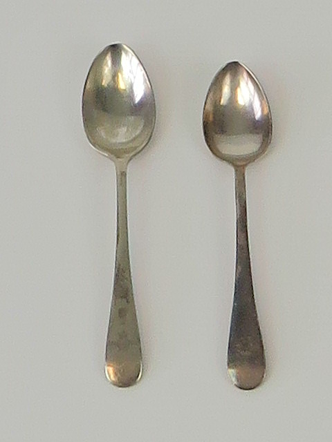 RAF; two silver plated teaspoons by Deykin & Harrison, Birmingham,