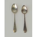 RAF; two silver plated teaspoons by Deykin & Harrison, Birmingham,