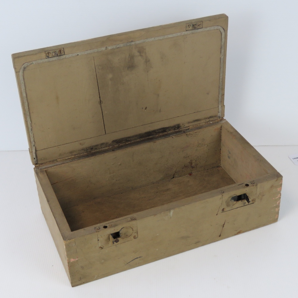 A WWII German Afrika Corps 'Kubelwagen' first aid box. - Image 2 of 2