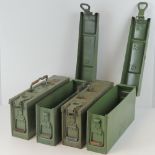 Four Yugoslavian MG53 ammunition tins, s