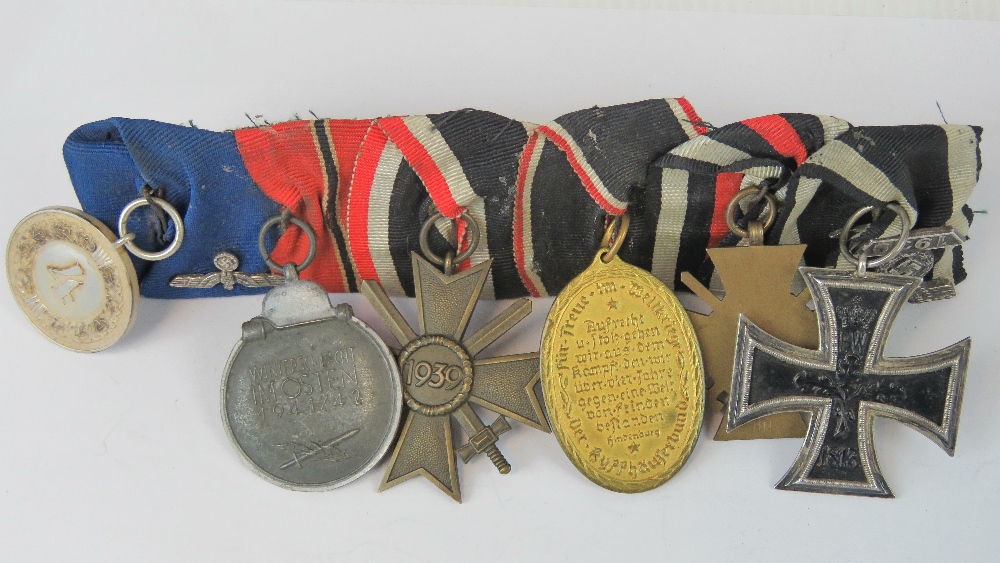 A WWII German Officers Panzer badge and - Image 3 of 5
