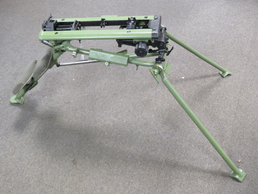 A Yugoslavian MG53 sustained fire tripod